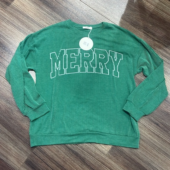 NWT Tris Bien Merry Sweatshirt - Picture 2 of 8